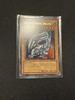 YuGiOh Blue-Eyes White Dragon SDK-001 1st Edition NEAR MINT NM Ultra Rare 2002 - Image 3
