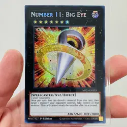 YuGiOh! - Number 11: Big Eye MP25-EN133 Prismatic Secret Rare 1st Edition NM - Image 1
