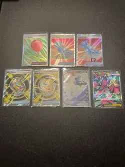 Pokemon Mega Evolution Card Lot Of 7 Mega Full Art, IR, And More All Near Mint - Image 1