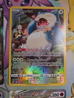 Pokemon 4 Card Lot Deoxys Vstar Snorlax TG10 Simisear Vstar Clemont's Quick Wit - Image 4