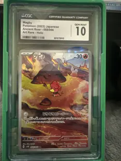 Magby 186/182 Paradox Rift Secret Illustration Rare Pokemon Card CGC 10 - Image 1