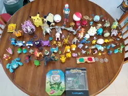 Nintendo Pokemon LOT- 300 plus Cards, 50 plus Toys, Hasbro, Jack's Pacific, Tomy - Image 1