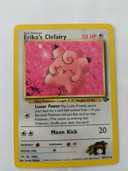 Erika's Clefairy 40/132 - Gym Challenge Set Pokemon Card Rare 💎 - Image 1