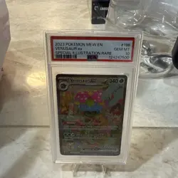 Pokemon TCG Venusaur EX Card 198/165 Scarlet & Violet 151 Sir PSA 10 Gem Mint - Image 1