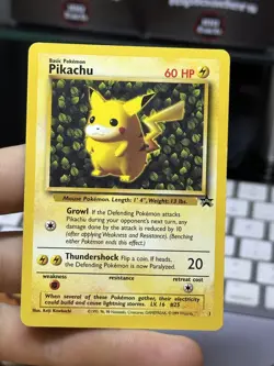 Pikachu 1 1999 27 2000 Black Star Promo Vintage Pokemon Card Lot WOTC - Image 3