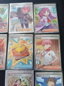 Pokemon TCG Trainer 8 Card Lot Ethan's Adventure SIR,Lacey,Fighting Gong - Image 3