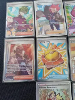 Pokemon TCG Trainer 8 Card Lot Ethan's Adventure SIR,Lacey,Fighting Gong - Image 4