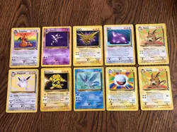 Pokemon Card Lot Fossil, Jungle, Base 2, Vintage MP/HP Lot Of 10 Rare - Image 1