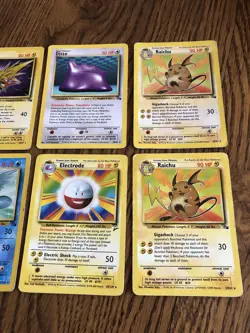 Pokemon Card Lot Fossil, Jungle, Base 2, Vintage MP/HP Lot Of 10 Rare - Image 4
