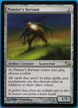 Painter's Servant Shadowmoor PLD Artifact Rare MAGIC CARD (ID# 505350) ABUGames - Image 1