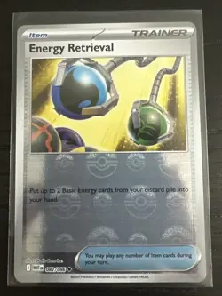 Energy Retrieval Poke Ball #82 Holo Pokemon Sv11W: White Flare Card - Image 1
