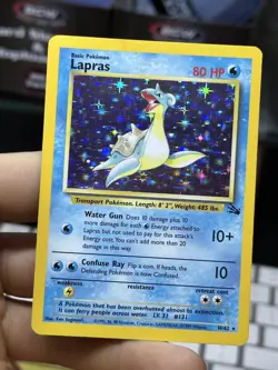 Lapras 10/62 Muk 13/62 Fossil 1999 Holo Rare Vintage Pokemon Card Lot WOTC - Image 4