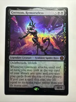 Gwenom, Remorseless Marvel's Spider-Man Foil 2025 Magic: The Gathering Card NM - Image 1
