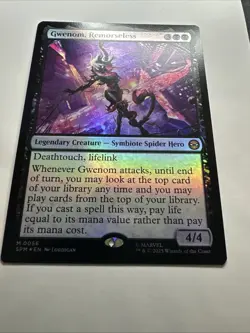 Gwenom, Remorseless Marvel's Spider-Man Foil 2025 Magic: The Gathering Card NM - Image 3