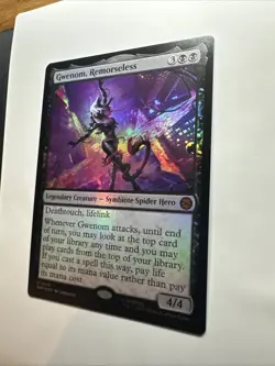 Gwenom, Remorseless Marvel's Spider-Man Foil 2025 Magic: The Gathering Card NM - Image 5