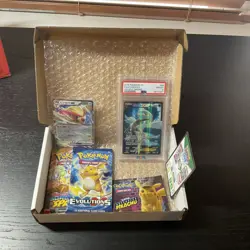 MYSTERY Pokemon TCG COLLECTION BOX- pokepala - VINTAGE PACKS - GRADED CARD 🔥 - Image 1