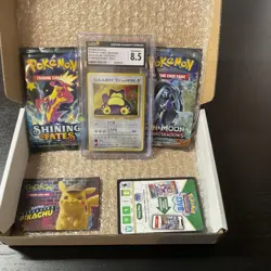 MYSTERY Pokemon TCG COLLECTION BOX- pokepala - VINTAGE PACKS - GRADED CARD 🔥 - Image 4