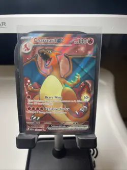 Charizard EX Full Art Ultra Rare Card 183/165 Pokemon TCG Scarlet & Violet Mint - Image 1