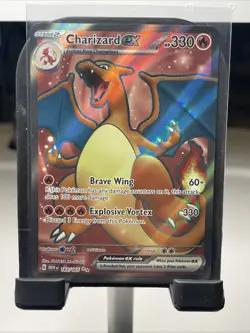 Charizard EX Full Art Ultra Rare Card 183/165 Pokemon TCG Scarlet & Violet Mint - Image 2