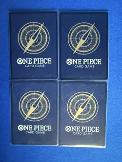 Dracule Mihawk One Piece TCG 4-card lot OP01 Super Rare+OP10 Rare+more PWE - Image 2