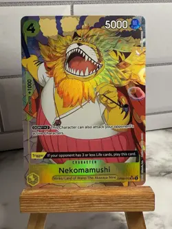 One Piece Card Game TCG Nekomamushi OP06-110 PRB01 Full Art M/NM Condition - Image 1