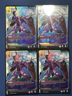 4x Aile Strike Gundam ST04-001 LR GCG English Playset Gundam card game - Image 1
