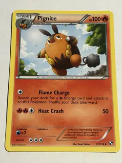 Pokemon TCG Pignite🔥2011 Black and White 17/114 Cracked Ice Holo🔥3-Card Lot - Image 2