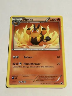Pokemon TCG Pignite🔥2011 Black and White 17/114 Cracked Ice Holo🔥3-Card Lot - Image 4