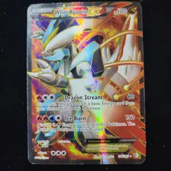Pokemon TCG White Kyurem EX Ultra Rare Card 146/149 Heavily Played - Image 1