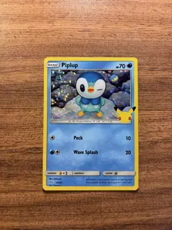 💎Piplup - 20/25 -Holo - McDonalds 2021 - 25th Anniversary - Pokemon Card NM/LP - Image 1