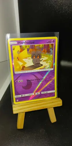 2019 Pokemon TCG Marshadow 103/236 Reverse Holo Cosmic Eclipse Beautiful CARD - Image 1