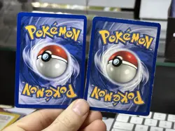 Hitmonchan 7/102 8/130 Base Set 2 1999 2000 Vintage Pokemon Card Lot WOTC - Image 2