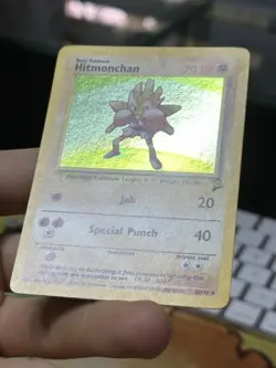 Hitmonchan 7/102 8/130 Base Set 2 1999 2000 Vintage Pokemon Card Lot WOTC - Image 5