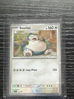 Pokemon TCG - Snorlax - 122 - SV: Scarlet & Violet Promo Cards - Cosmo Holo - NM - Image 2