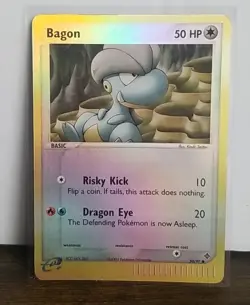 Pokemon Card - Dragon 50/97 - BAGON (REVERSE holo-foil) - LP - Image 1