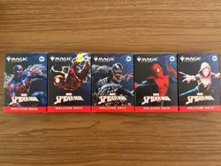 Magic the Gathering: Spiderman Welcome Deck 5 Pack Set 2025 - Image 1