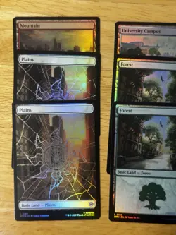 Magic The Gathering Spider Man Lands Lot Of 41 Foil And Non Foil SPM Lands ⭐ - Image 2