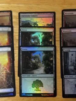 Magic The Gathering Spider Man Lands Lot Of 41 Foil And Non Foil SPM Lands ⭐ - Image 3