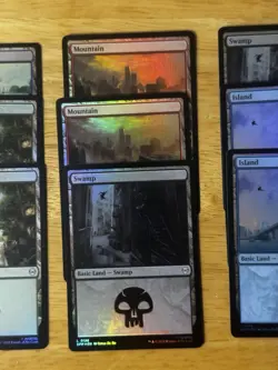 Magic The Gathering Spider Man Lands Lot Of 41 Foil And Non Foil SPM Lands ⭐ - Image 4