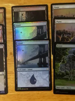 Magic The Gathering Spider Man Lands Lot Of 41 Foil And Non Foil SPM Lands ⭐ - Image 5