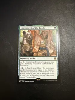 Instrument of the Bards Adventures in the Forgotten Realms Regular Rare NM MTG - Image 1