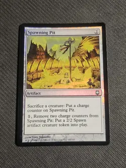 Darksteel MTG FOIL Spawning Pit Magic - Image 1