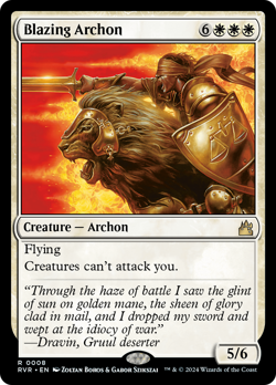 Blazing Archon [Ravnica Remastered] Magic MTG - Image 1