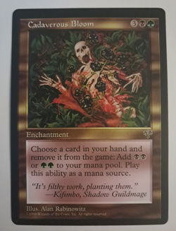 Cadaverous Bloom MP MTG Magic the Gathering Mirage - Image 1