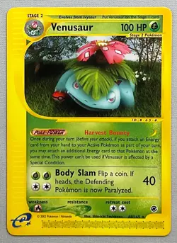 Pokemon Venusaur #68/165 Non-Holo Rare - 2002 Expedition Base Set - NM or Better - Image 1