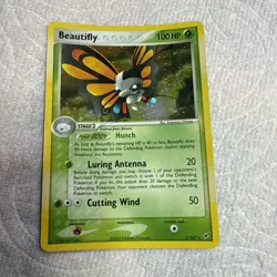 Pokemon TCG Beautifly 2/107 Holo Rare EX Deoxys 2005 - Image 1