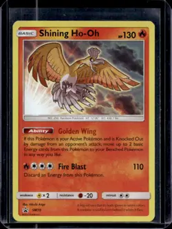 2016-19 Pokemon SM Black Star Promos Shining Ho-Oh #SM70 - Image 1
