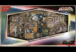PRISMATIC EVOLUTIONS Lucario EX and Tyranitar EX Premium Collection Sam’s Club - Image 1