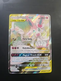 Pokemon TCG Gardevoir & Sylveon GX Tag Team 205/214 Unbroken Bonds LP - Image 1