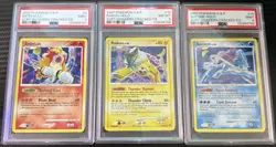 Raikou Entei Suicune Pokemon 2009 Diamond & Pearl Secret Wonders PSA 9 8 - Image 1